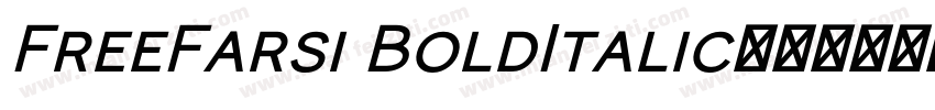 FreeFarsi BoldItalic字体转换